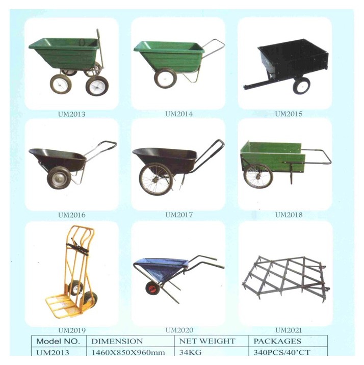 Wheelbarrows and garden carts