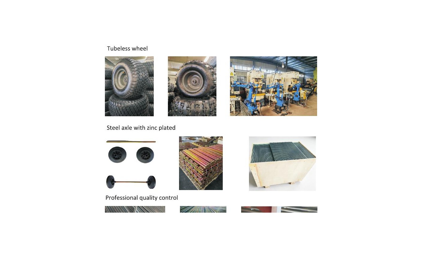 Tubeless wheels and steel axles